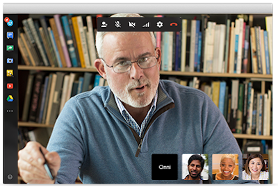 Näkymä uuden Google Hangouts -ryhmäkeskustelun luontiikkunasta